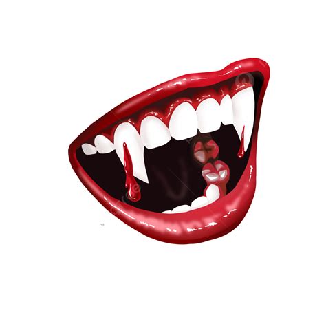 Vampire Lips Png Picture Vampire Teeth Lips Red Cartoon Look Forward To Sweet Vampire Png