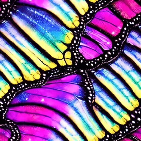 Iridescent Fairy Butterfly Wings Pattern · Creative Fabrica