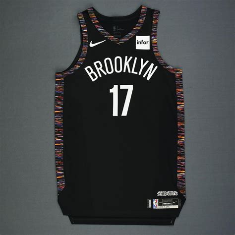 Nike brooklyn nets jacket city edition courtside, black/black. Ed Davis - Brooklyn Nets - Game-Worn City Edition Jersey ...