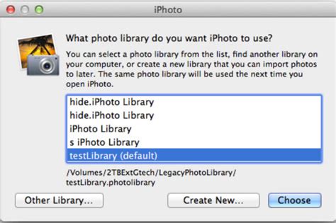 How To Move Iphoto Library To A New Locationmac