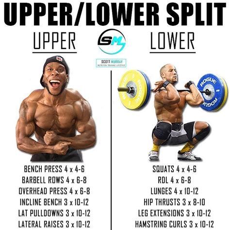 An Upperlower 4dy Split Is A Great Split For Both Beginners And