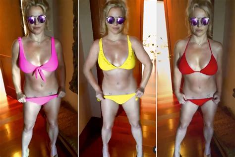 Britney Spears Poses In Colorful Bikinis Amid Conservatorship Battle