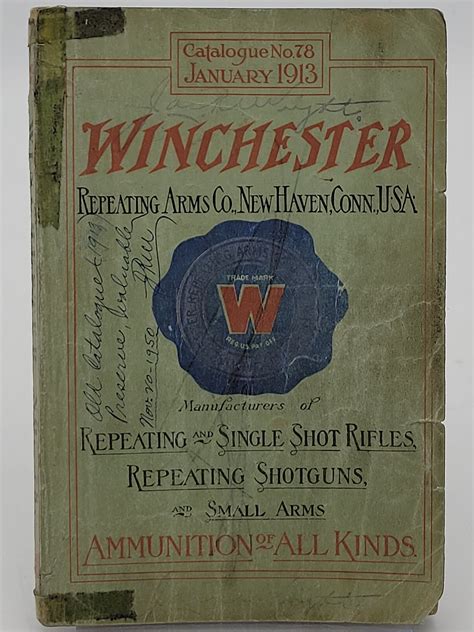 Catalogue And Price List Of Winchester Repeating Rifles Carbines And