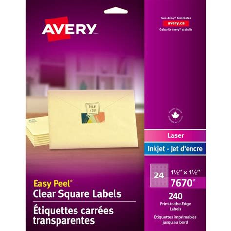 Avery Easy Peel Address Label Christies Office Plus