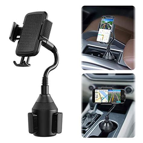 Evetebol Upgraded Car Cup Holder Phone Mount Universal Adjustable