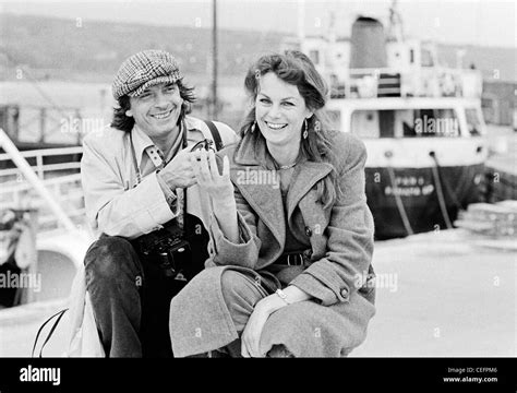 David Bailey And Jean Shrimpton In Cornwall 1982 Stock Photo Alamy