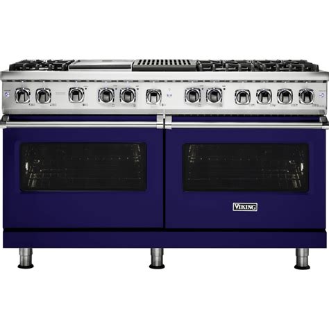 Viking Self Cleaning Freestanding Double Oven Dual Fuel Convection