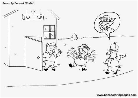Cuentos infantiles: Dibujos para colorear a los tres ...