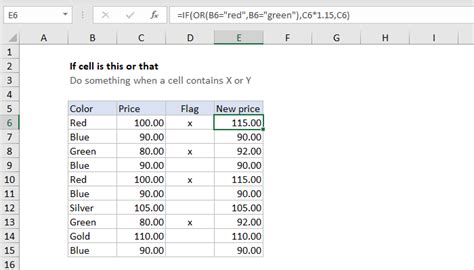 Excel Formula If Cell Is This Or That Exceljet