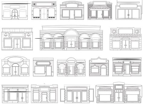Storefront Coloring Pages Coloring Pages