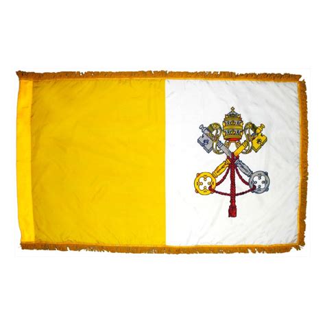 3ft X 5ft Papal Flag For Parades And Display With Fringe