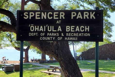 Spencer Beach Park Ohaiula Beach Waimea Hawaii Beaches