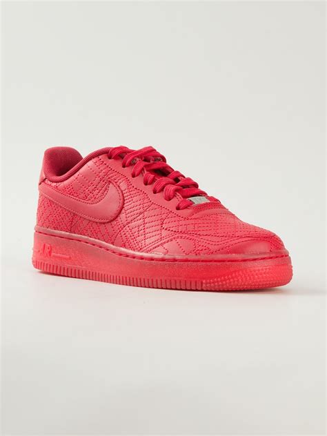 Nike Air Force 1 Tokyo Leather Sneakers In Red Lyst