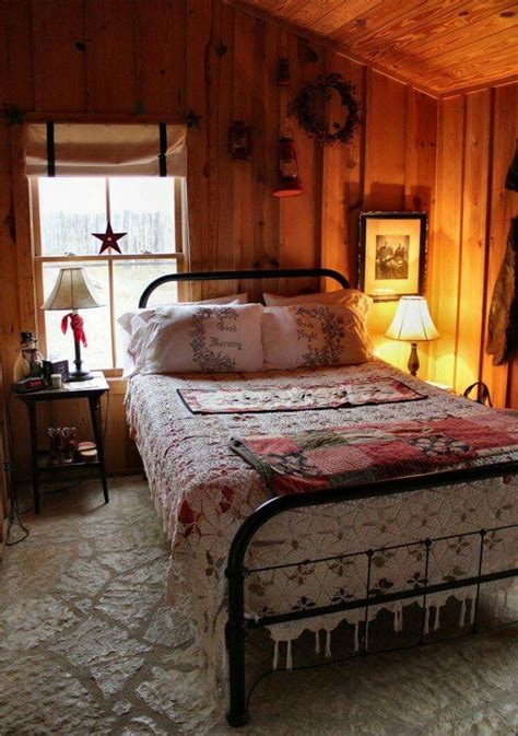 Pin By Andrelina Montt On Home Sweet Home Cabin Bedroom Decor Rustic Cabin Bedroom Rustic