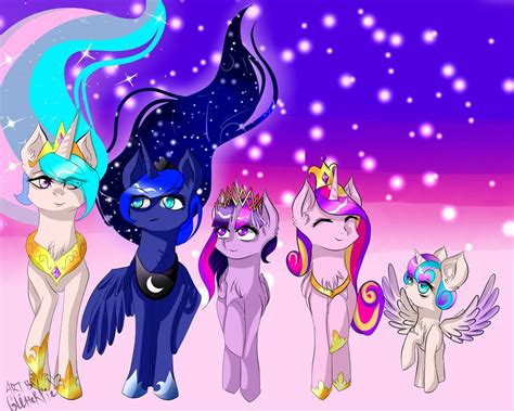 Mlp All Five Princesses My Little Pony Pictures My Little Pony