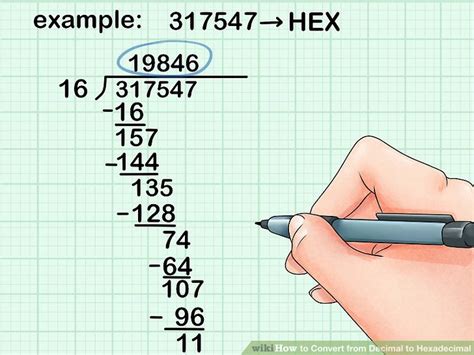 How To Convert From Decimal To Hexadecimal 15 Steps