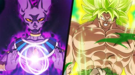 God Of Destruction Beerus Vs Broly Fight In Dragon Ball Super Youtube