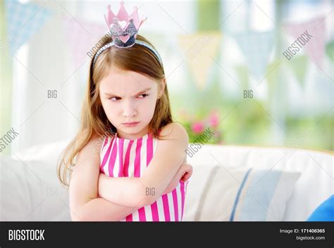 Moody Little Girl Image And Photo Free Trial Bigstock