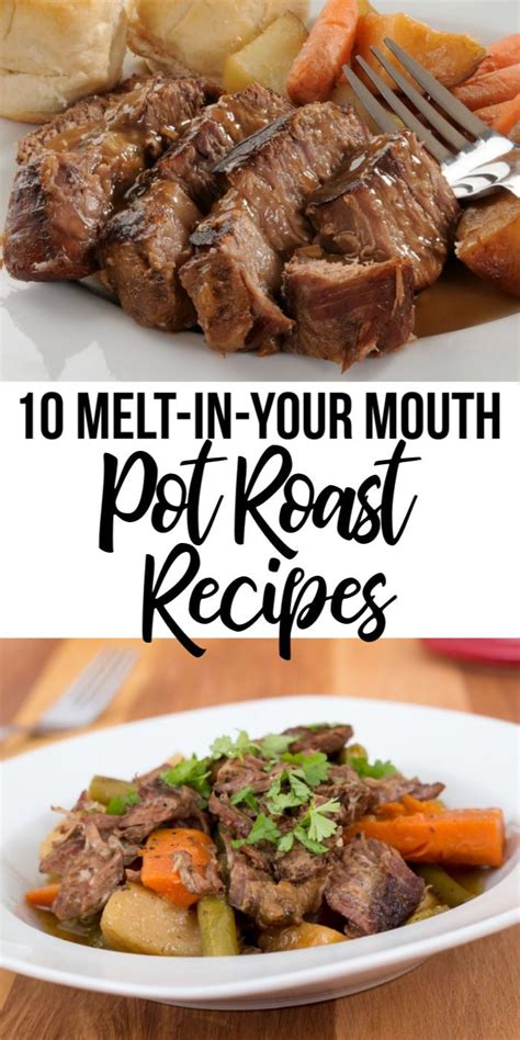 Your kitchen will smell heavenly and it tastes like you spent a lot of time cooking. 10 Melt-in-Your-Mouth Pot Roast Recipes | Pot roast ...