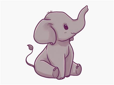 Cute Kawaii Elephant Clipart Png Download Kawaii Animals Naomi Lord