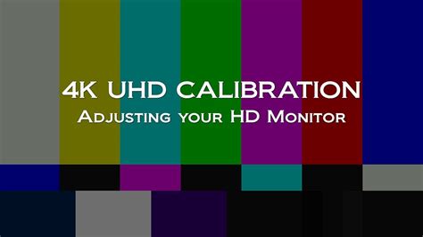 4k Television Calibration In 5 Minutes Youtube
