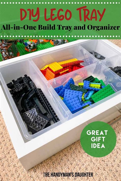 Diy Lego Tray With Organizer Lego Tray Diy Lego Tray Apartment