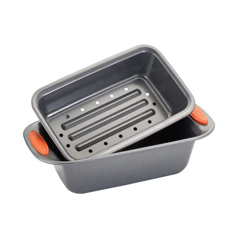 Rachael Ray Yum O Nonstick 2 Piece Meat Loaf Pan Set And Reviews Wayfair