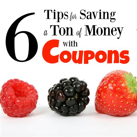6 Tips To Save A Ton Of Money With Coupons Mba Sahm