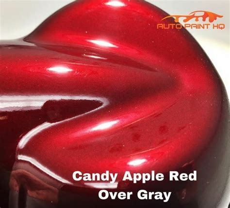 Candy Apple Red Over Gray Basecoat Quart Car Vehicle Motorcycle Auto