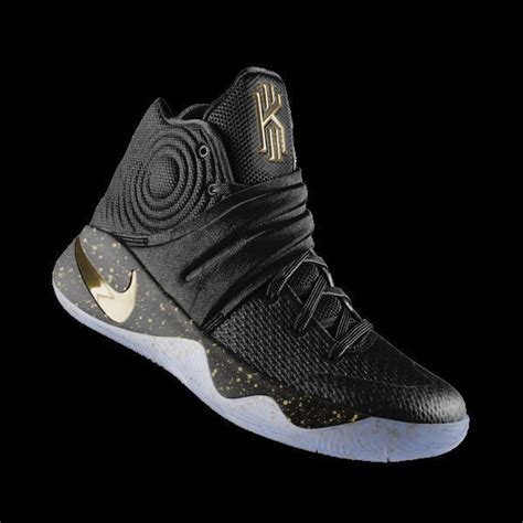 Nike basketballs spring releases include the kyrie 5 black/gold. NEW NIKE ID Kyrie 2 Black Gold Metallic Metal CUSTOM ...