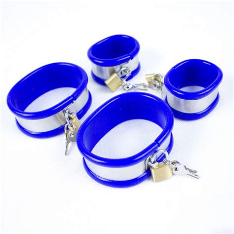 Various Colors Handcuffs For Sex Fetish Bondage Stainless Steel Hand