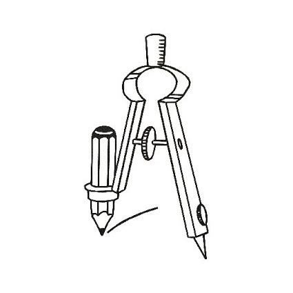 Dibujos de compas para colorear