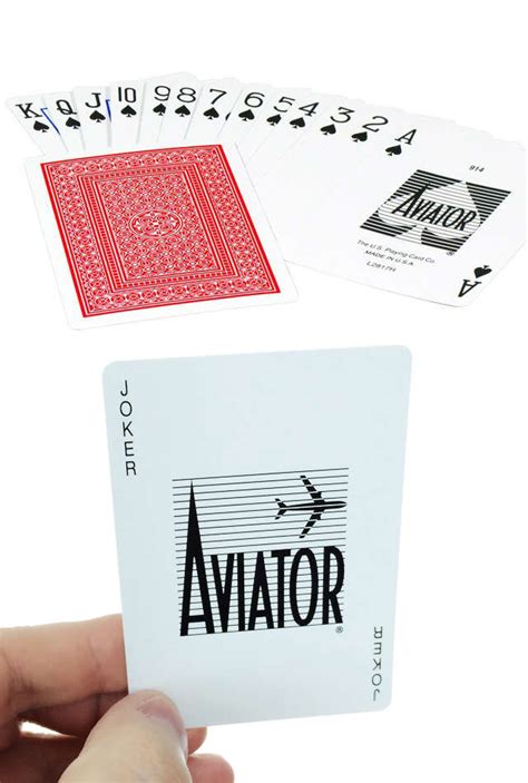 Whw • 3 years ago. Aviator Playing Cards : Red Poker Size : 1929 Charles Lindberg