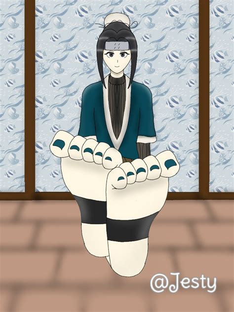 Haku Naruto Naruto Series Girly Boy Boy Black Hair Feet Grin Nail Polish Smile