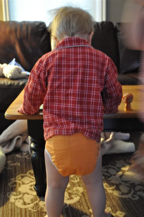 They are fine for night time but during the day its a bit weird that he is wearing them because they (original post by bellapembers) if it was my child i would avoid reverting back to nappies. The Mrs: The Cloth Diaper Saga: Or, Back In Saddle Again