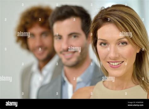 Successful Business Partners Standing Together Stock Photo Alamy