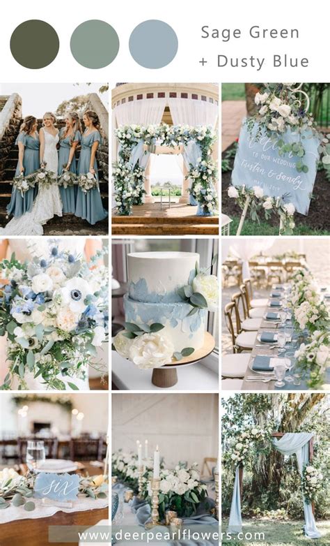 Top 10 Dusty Blue Wedding Color Combos For 2023