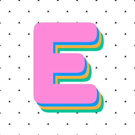 Download Free Psd Image Of Letter E Pink Font Psd By Wit About Letter