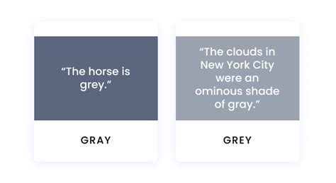 Gray or Grey: what's the right spelling? - Writer