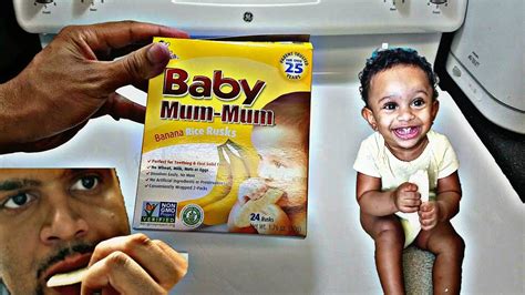 Baby Mum Mum Rice Rusks Banana By Hot Kid Best Baby Snacks Youtube