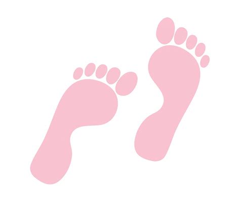 Baby Footprint Clipart Clipground