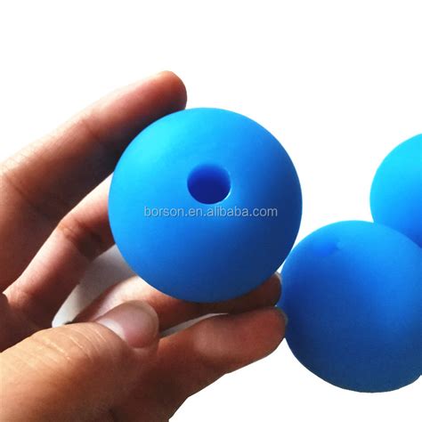 Factory Hard Nitrile Rubber Ball With Screw Matt Silicone Drum Mallet Beater Ball Rubber