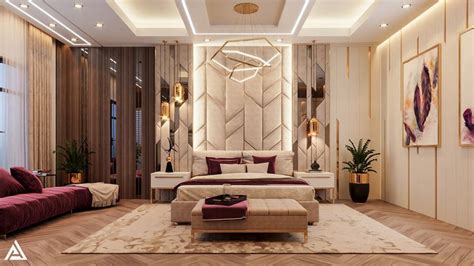 Master Bedroom On Behance Luxurious Bedrooms Modern Bedroom Design