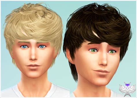 Sims 4 Hairs ~ David Sims Cazy S 64 Hairstyle Converted