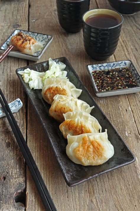 A dip or dipping sauce is a common condiment for many types of food. Gyoza Recipe with dipping sauce | Foxy Folksy