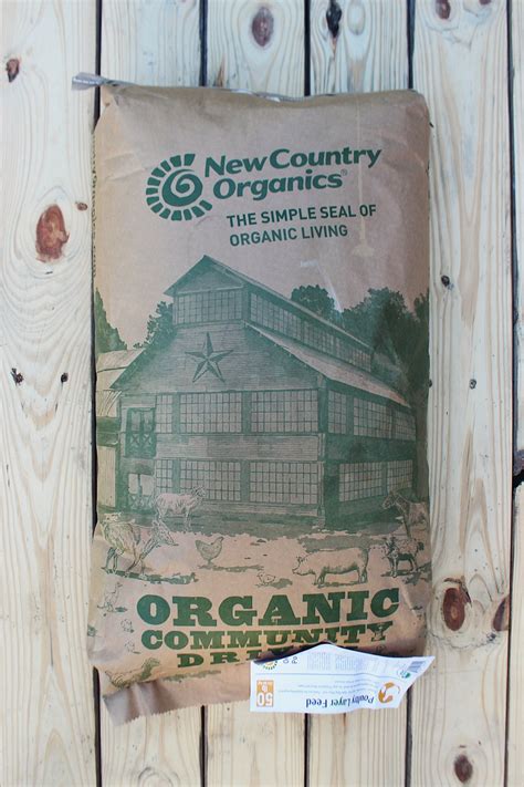 New Country Organics Organic Soy Free Poultry Layer Feed 50 Lb Bag