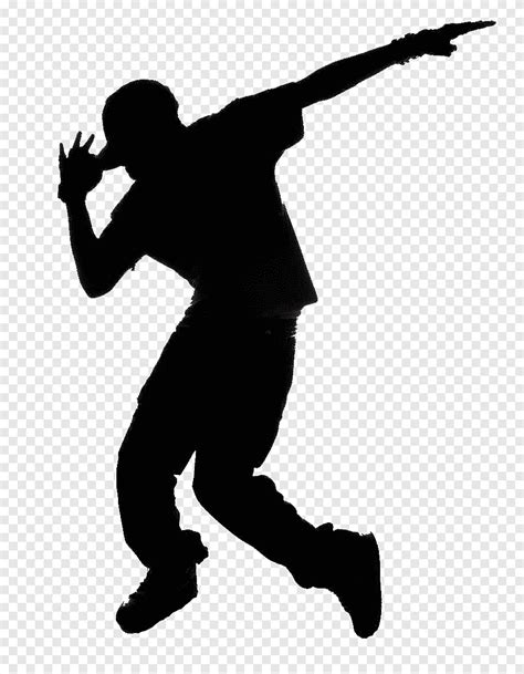 Man In Dancing Gesture Silhouette Free Dance Hip Hop Dance Hip Hop