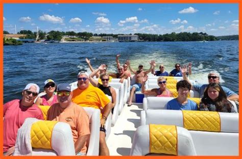 Bachelorette Party Boat Lake Of The Ozarks Playin Hooky Water Taxi