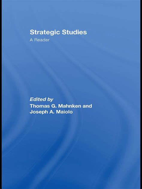 Strategic Studies A Readerpdf Strategic Management Military Strategy