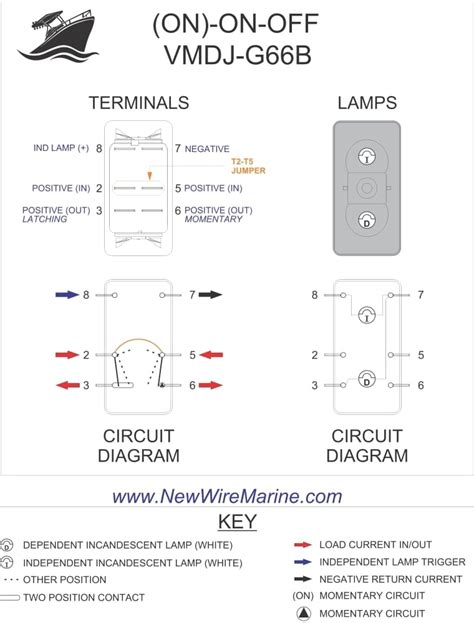 3 Prong Illuminated Rocker Switch Wiring Diagram Collection